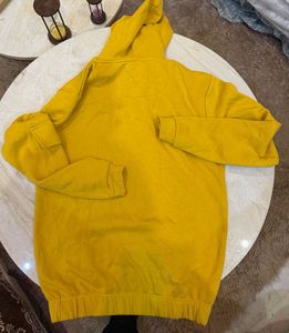 campus sutra Yellow 'No Bad Vibes' Hoodie