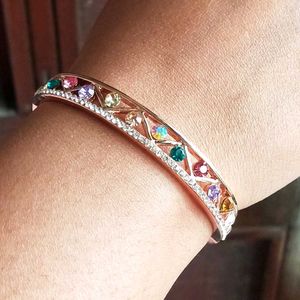 Rose Gold Stone Bracelet
