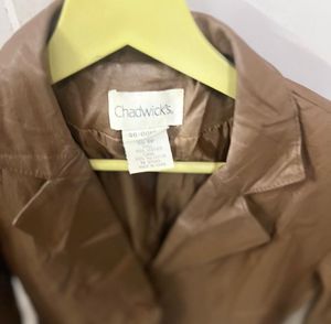 Vintage Brown Leather Jacket