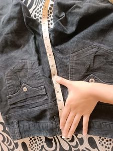 Black Velvet Bootcut Trousers