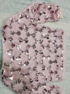 Pink Sequin Sweater