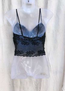 5111. Black Lace Bralette Top