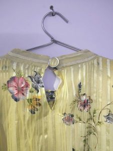 Floral Print Yellow Top