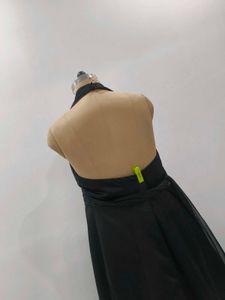 Elegant Black Halter Maxi Dress