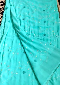 Light Weight Chiffon Saree With Blouse