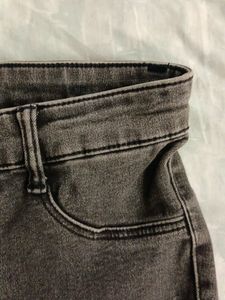Zara Charcoal Grey Skinny Fit Jeans Size 26