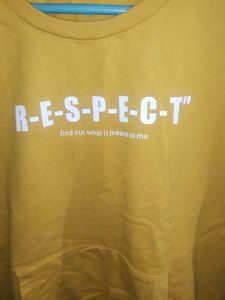 Yellow &#39;Respect&#39; Sweatshirt