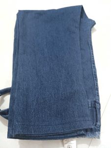 Paper Bag Waist Denim Pants