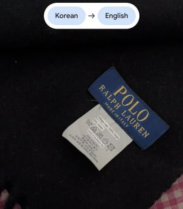 Ralph Lauren Black Scarf Authentic Unisex