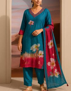 Floral Print Kurta Set