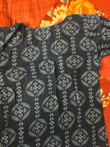 Beautiful Navy Blue Kurta