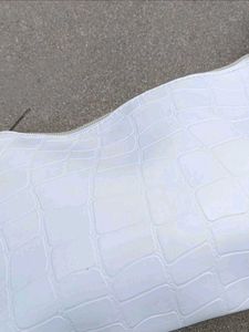 white shoulder bag