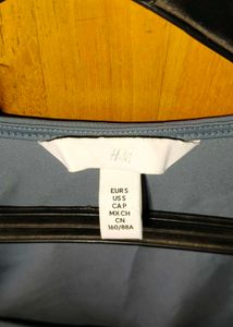 Teal Square Neck Sleeveless Top