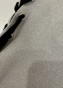 Gray Sleeveless Knit Top
