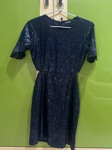 Sassafras Sequins body Cutout Dress