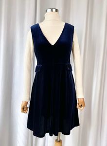 🎉🎉SALE🎉🎉 Korean Velvet Pinafore Dress