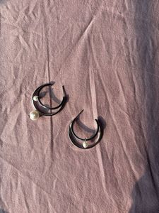 beautiful silver plated earrings