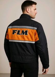 FLM By Polo Men&#39;s Black Jacket (XXL)