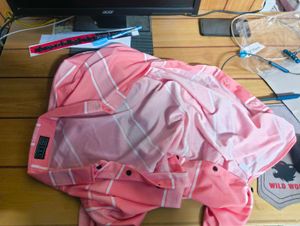 Men's Pink Striped Shirt