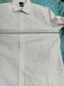 New Rare Rabbit White Cotton Shirt