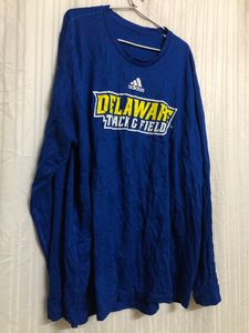 Adidas Blue Long Sleeve T Shirt