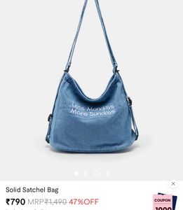 Denim Shoulder Bag