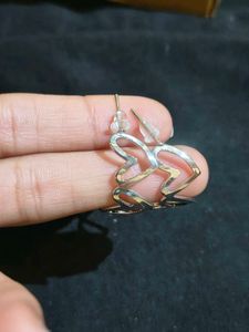 Heart Silver Earrings