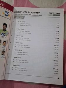 ALLEN NEET-UG &amp; AIPMT Test Papers