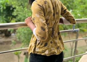 Floral Print Top Cute