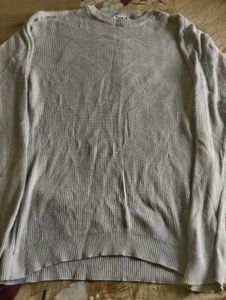 Zara Ribbed Long T Shirt