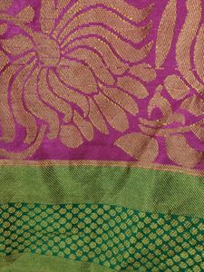 Pink &amp; Gold Indian Sari