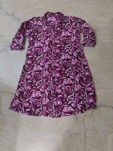 Floral Print Kurta Set