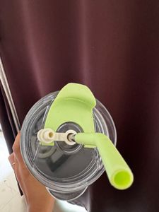 New Green &amp; White Steel Sipper