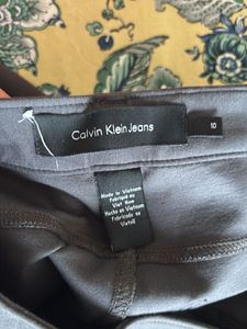 Grey Straight Pants
