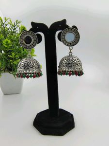 Oxidised Jhumka