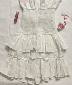 Ruffle Backless Dress