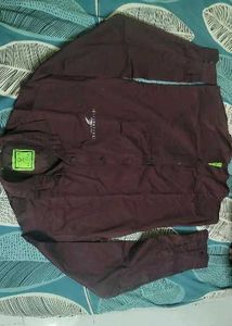 Burgundy Casual Shirt