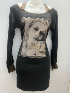 Light Glitter Fullsleeves Black Elegant Look