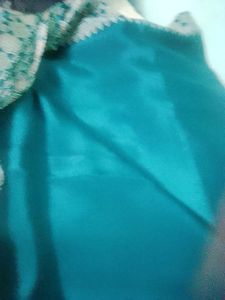 Semi Modal Saree With Blouse Metterial
