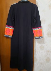 Woollen Kurti With Embroidery