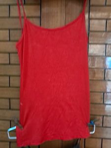 Three Camisole  Top In Imported Fabric