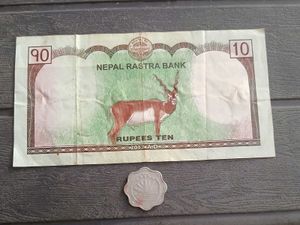 Bangladesh Coin &amp; Nepal Note Pack Of 2