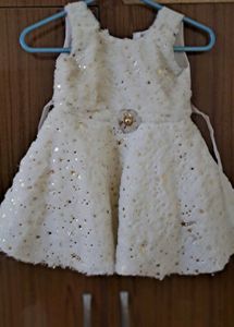 cute princess white frock