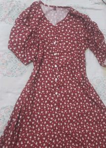 Floral Print Midi Dress