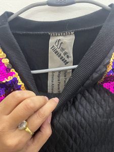 Embellish Party Sweattop