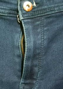 Dark Blue Ankle Length Jeans 👖