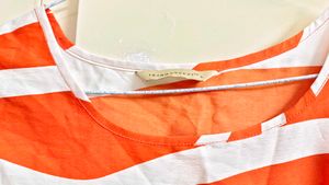 Orange Striped Tank Top🧡🧡