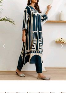 Kurta Or Co-ord Set All New With tags Teal Blue XL