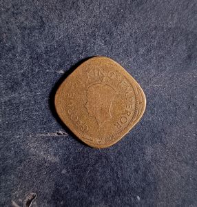2 ANNA, GEORGE VI, 1944, BOMBAY MINT