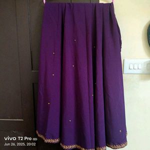 Georgette Ethnic Top Long Skirt Jacket Set